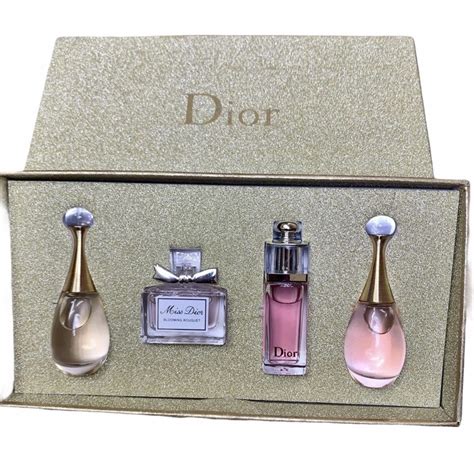 mini christian dior perfume|dior miniature gift set.